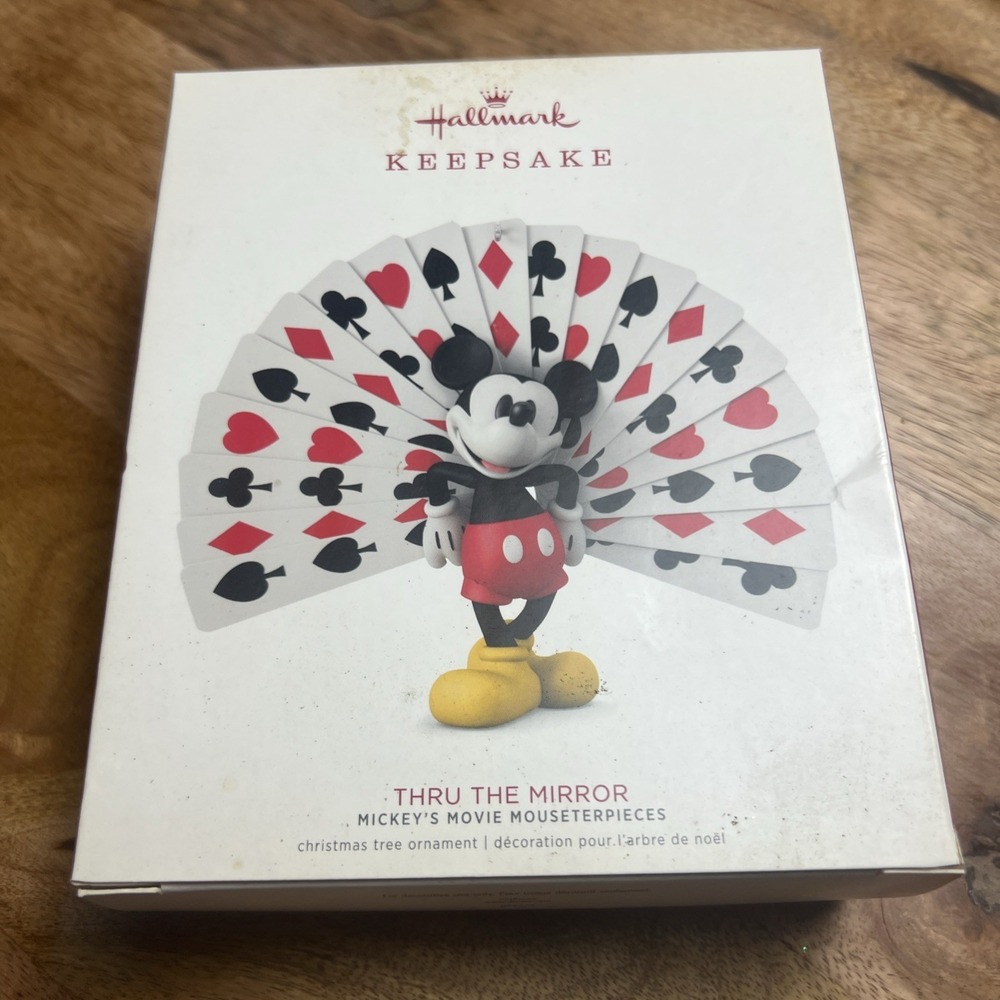Hallmark Keepsake Thru the Mirror Christmas Tree Ornament 2018 Mickey Mouse